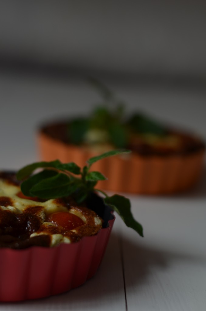 Quiche mit Ziegenkäse und Tomaten